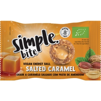 Simple Bola Energética Caramelo Salgado embalagem 30 g