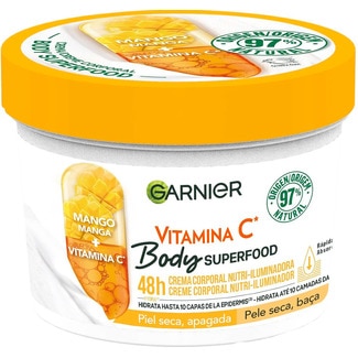 Garnier Creme Corpo Body Superfood Manga Vitamina C embalagem 380 ml