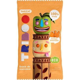 SMILEAT Triboo snacks de manzana 100% fruta ecológico desde 3 años bolsa 25 g