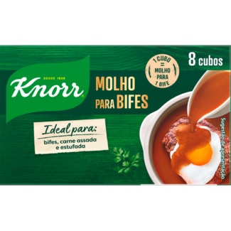 Knorr Caldo Molho para Bife 8 cubos embalagem 72 g