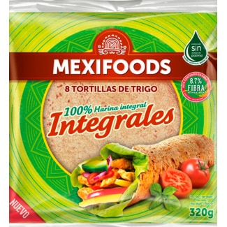Mexifoods Tortillha de Trigo Integral embalagem 320 g