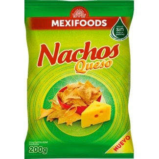 Mexifoods Nachos de Queijo embalagem 200 g