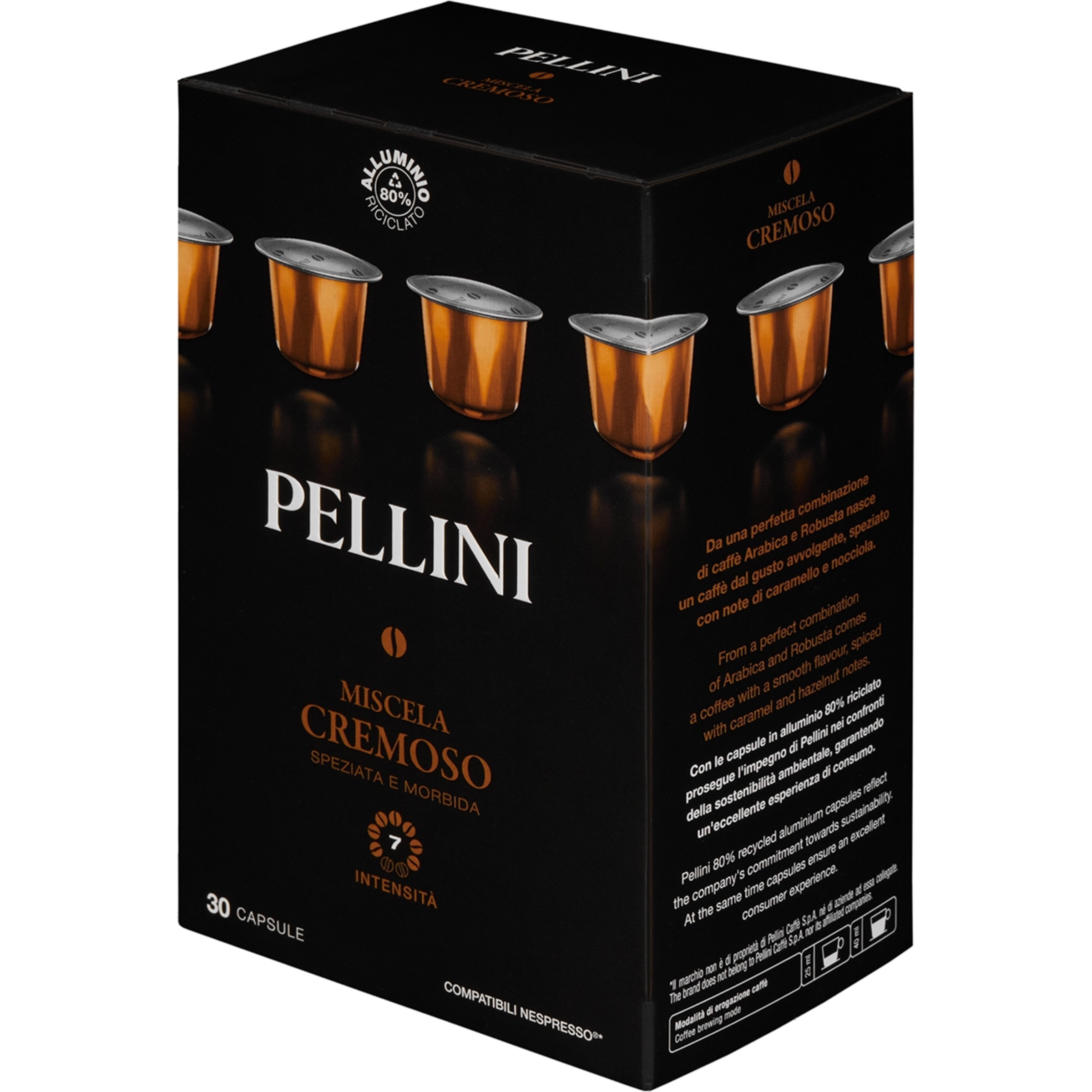 café mezcla Cremoso intensidad 7 compatibles con máquinas Nespresso