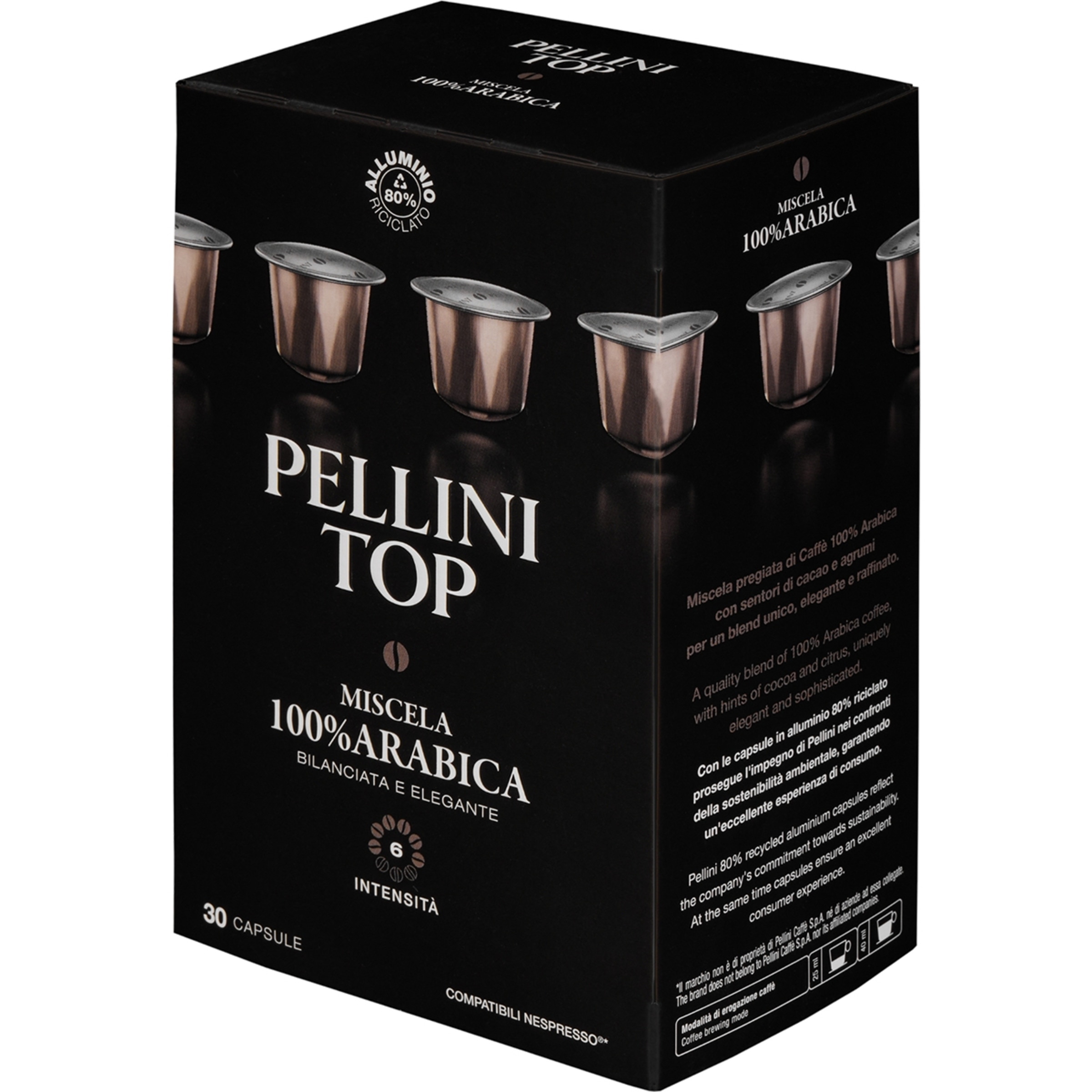 Top café mezcla 100% arábica intensidad 6 compatibles con máquinas Nespresso