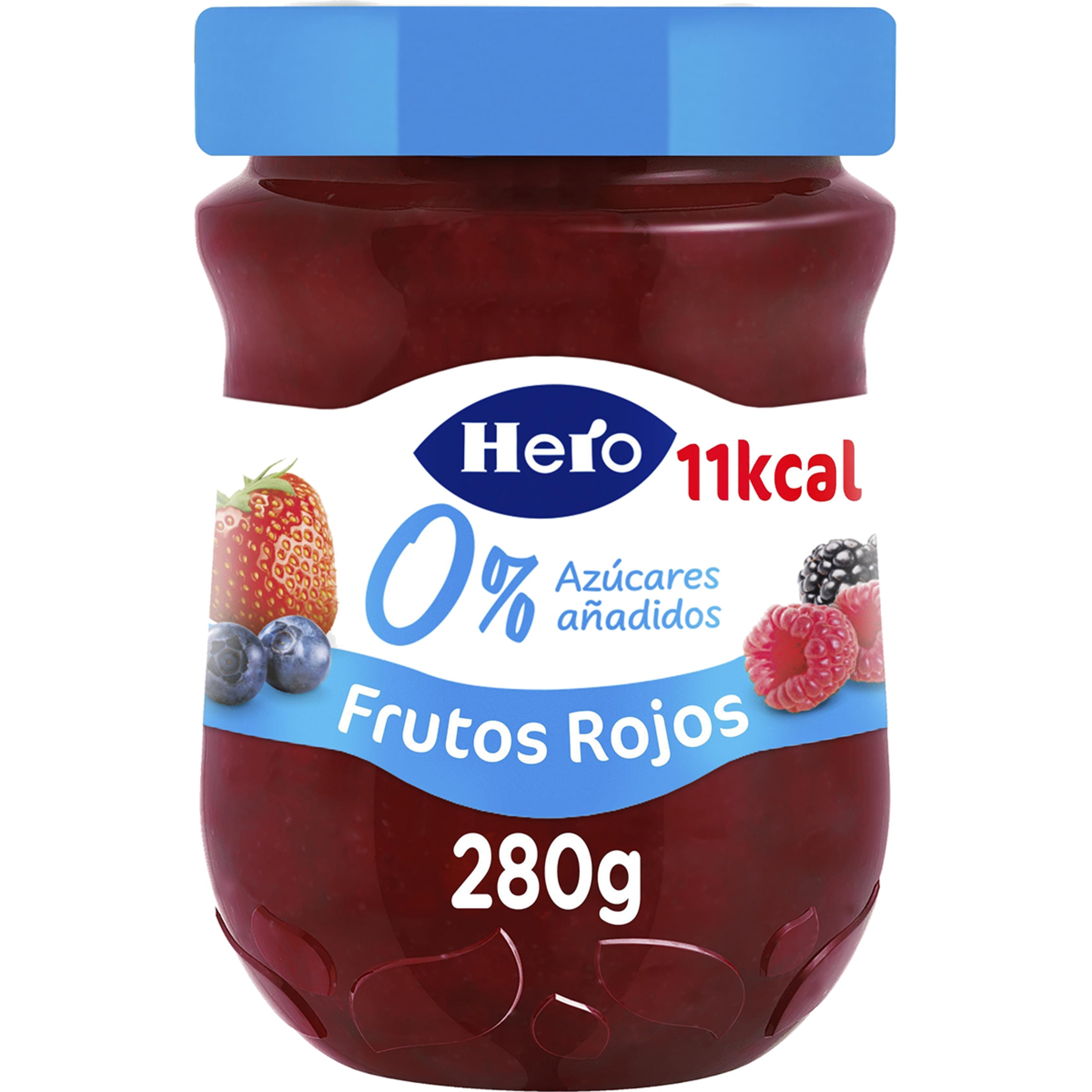 confitura de frutos rojos 0% azúcares añadidos