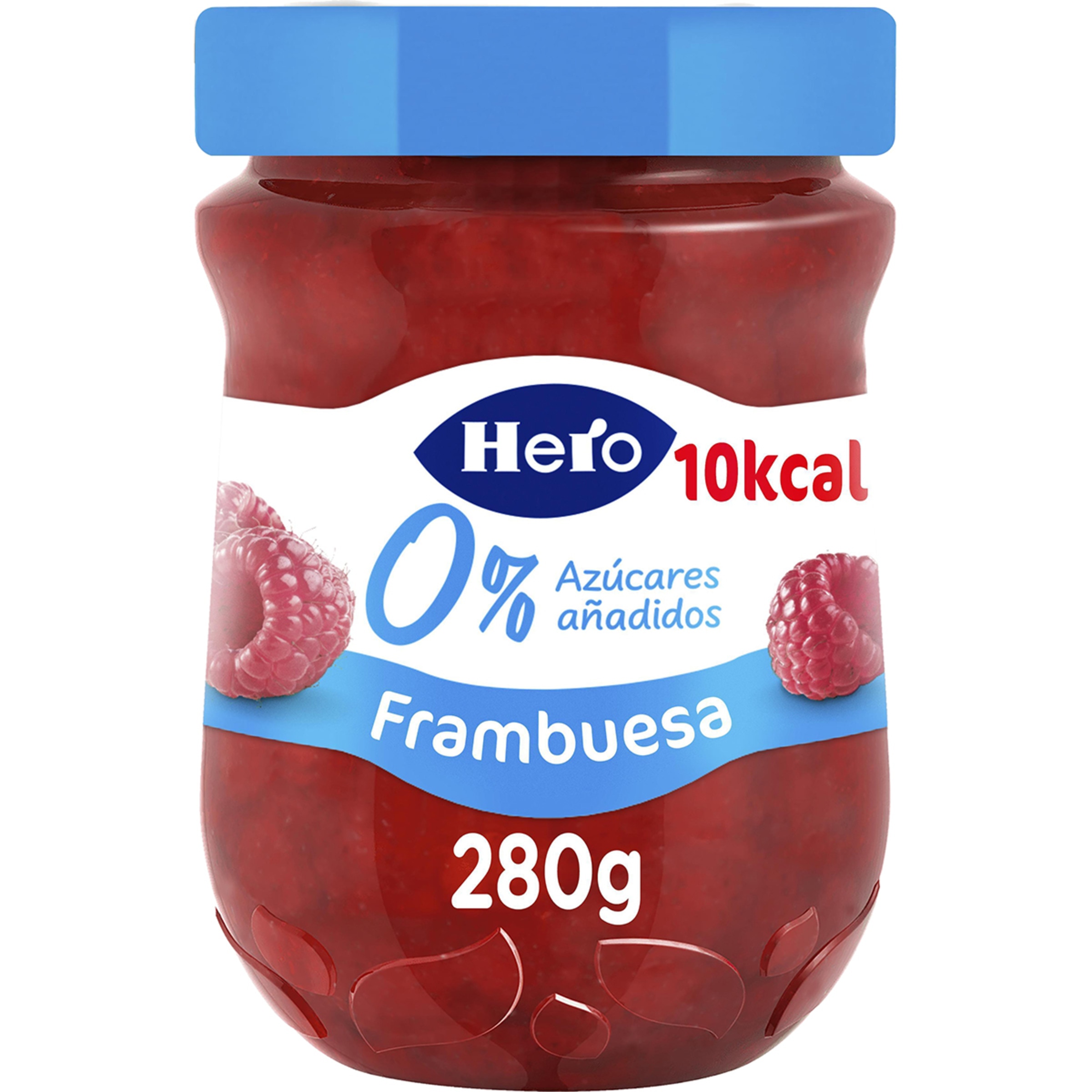 confitura de frambuesa 0% azúcares añadidos