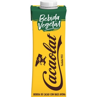 CACAOLAT batido de cacao con base de avena bebida vegetal botella 250 ml