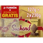 klassischer Schokoladen-Turrón 2er-Pack Tabletten 230 g