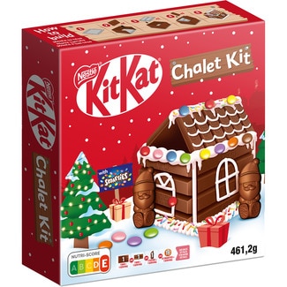 NESTLE KIT KAT Bausatz Chalet mit Schokolade Karton 461 g