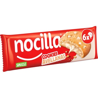 NOCILLA Cookies mit wei0er Nocilla-Füllung ohne Palmöl 6 Stück Paket 120 g