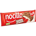 Plätzchen gefüllt mit Nocilla Cookies and Cream ohne Palmöl 6 Stück Paket 120 g