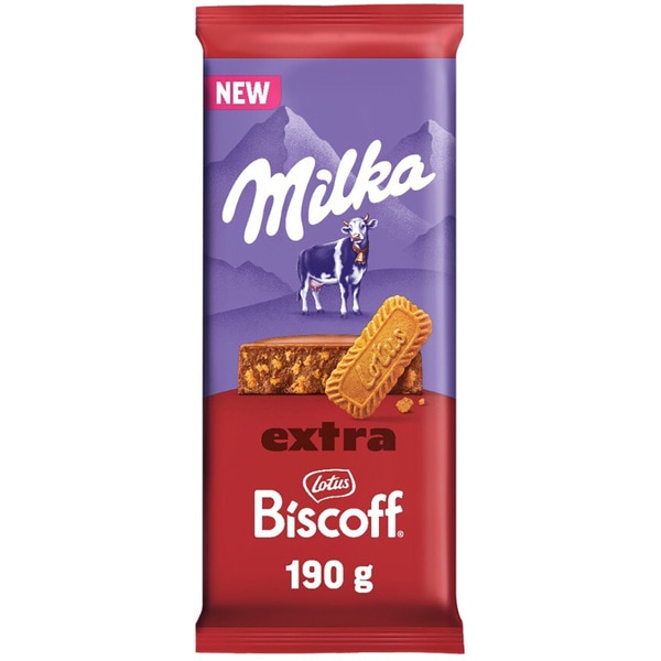 Lotus Biscoff extra Milchschokolade mit Keksstückchen Tafel 190 g