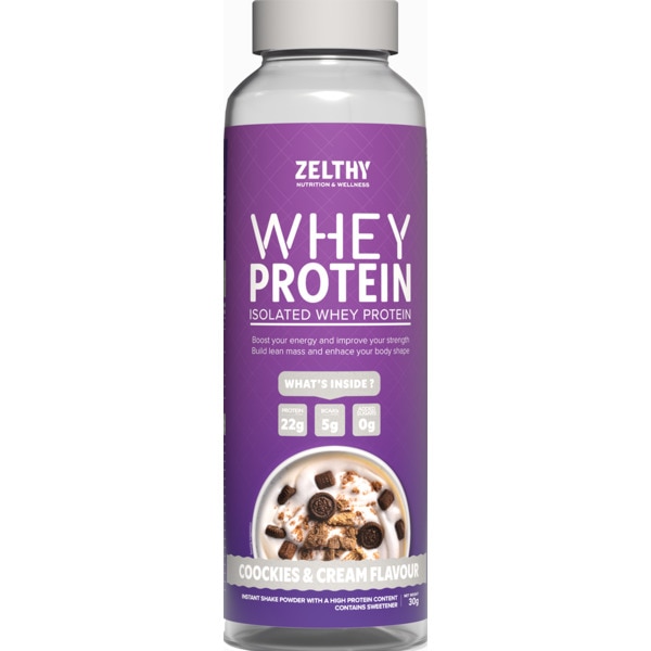Proteína Whey Biscoito e Natas embalagem 30 g