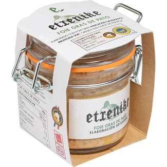 ETXENIKE Enten-Foie-Gras Micuit mit schwarzer Trüffel getrüffelt Behälter 80 g