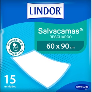 Lindor Resguardo Salvacamas Adultos 60x90 cm embalagem 15 unidades