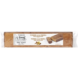 VICENS turrón blando a la piedra con chocolate elaboración artesanal Maestro Turronero tableta 300 g Calidad Suprema