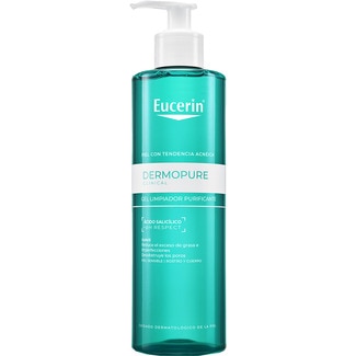 EUCERIN gel limpiador purificante piel sensible rostro y cuerpo dosificador 200 ml