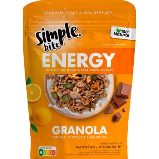 Simple Bite Granola Energy embalagem 400 g