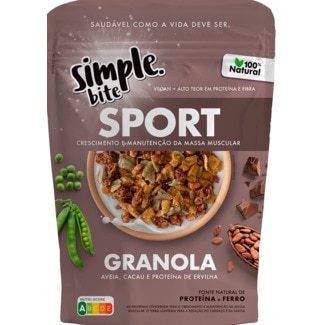 Simple Bite Granola Sport embalagem 300 g