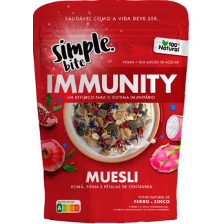 Simple Bite Muesli Immunity embalagem 400 g
