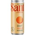 refreshing carbonated orange and mango drink for digestive wellness tin 33 cl low in sugar