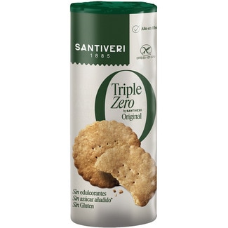 SANTIVERI Triple Zero biscuits gluten-free, no added sugar or sweeteners container 200 g