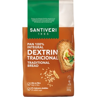 SANTIVERI dextriniertes traditionelles Vollkornröstbrot Behälter 300 g