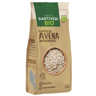 SANTIVERI Organic Bio-Haferflocken Behälter 500 g