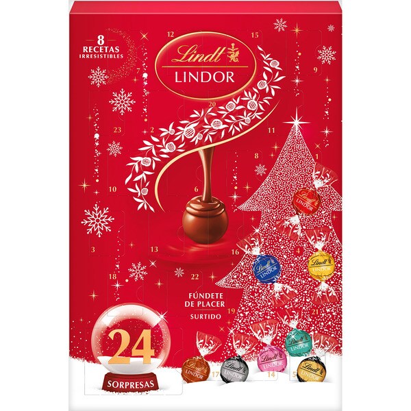 Advent calendar with chocolates case 312 g