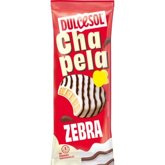 DULCESOL Chapelas Zebra Biskuits 3 Stück Behälter 126 g