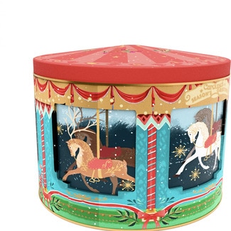 CAMPBELLS butter finger biscuits in musical carousel tin 600 g