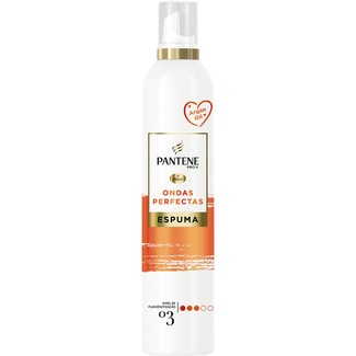 PANTENE PRO-V espuma Ondas Perfectas fijación 03 con aceite de argán spray 300 ml