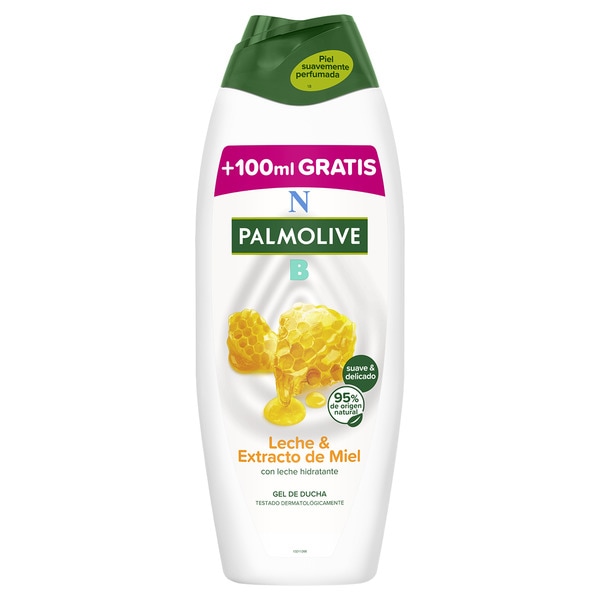 Natur Balance Nourishing cream bath gel with Milk & Honey bottle 600 ml