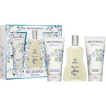 Gardenias presentation box with natural eau de cologne for women spray 150 ml + shower gel bottle 150 ml + moisturising body cream bottle 150 ml