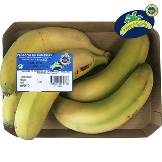 Kanarische Banane g.g.A. Extraqualität Schale 900 g Gewicht ca.