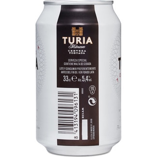 Cerveza tostada de Valencia tipo Märzen lata 33 cl - Turia