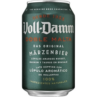 VOLL DAMM Helles Bier extra Doppelmalz Dose 33 cl