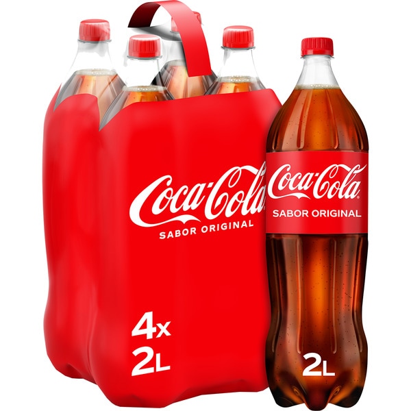 original cola soft drink 4-pack bottles 2 l