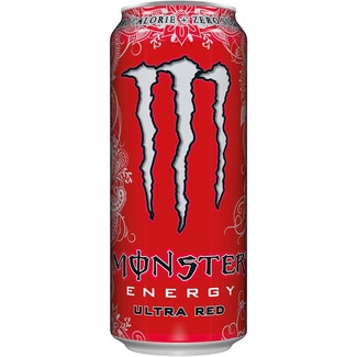 Ultra Red bebida energética sabor arándanos con taurina y ginseng lata 50 cl - Monster Energy