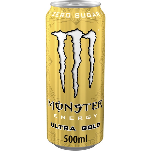 Energydrink mit Taurin und Ginseng Reserve Ultra Gold Zero Zucker Ananasgeschmack Dose 50 cl