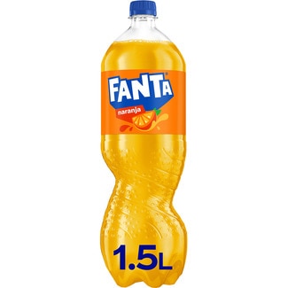 Refresco de naranja con gas FANTA