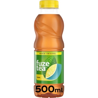FUZE TEA original flavour lemon tea soft drink bottle 50 cl