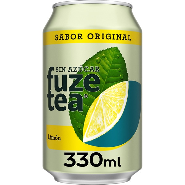 zuckerfreies Teegetränk Zitrone Originalgeschmack Dose 33 cl