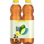 original flavour sugar-free lemon tea soft drink 2-pack bottles 1,5 l