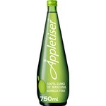 Erfrischungsgetränk aus Apfelsaft mit Kohlensäure fein perlend Flasche 75 cl (Glasbehälter)