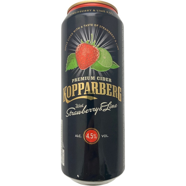 Cider-Erdbeer- und Limettenwein Dose 50 cl