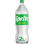 Erfrischungsgetränk mit Limette und Zitrone, wenig Zucker, mit Kohlensäure Flasche 2 l