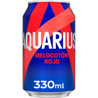 AQUARIUS ISO-Getränk roter Pfirsichgeschmack Dose 33 cl