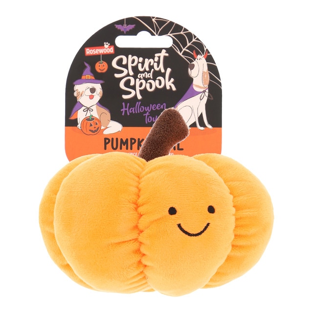 Rosewood – Juguete Halloween Pumpkin Pal para perros Rosewood. Amarillo Talla Única