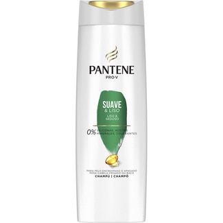 PANTENE PRO-V champú Suave & Liso frasco 325 ml para pelo encrespado o apagado